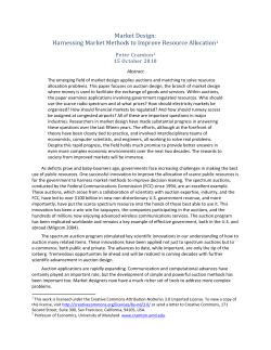 Market Design - Vanderbilt University