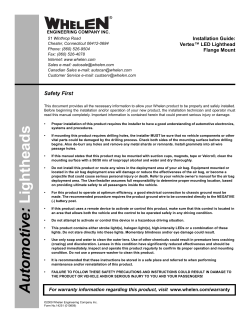 14251: Vertex&trade; LED Lighthead (Flange Mount)
