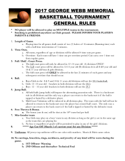 George Rules 2017 final - George Webb Memorial | Basketball