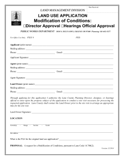 EXCLUSIVE FARM USE ZONE REPLACEMENT DWELLING