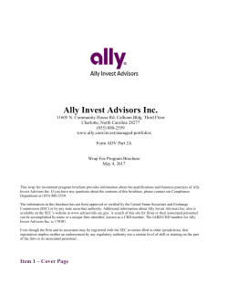 Ally Invest Advisors Inc.