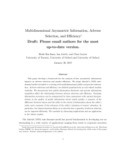Multidimensional Asymmetric Information, Adverse Selection, and