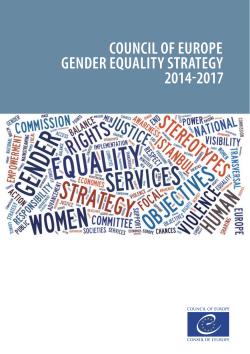 council of europe gender equality strategy 2014-2017