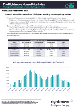 Lowest annual increase since 2013 gives warning to over