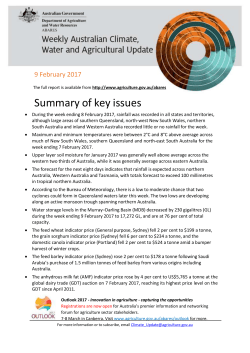 Climate - Department of Agriculture and Water Resources