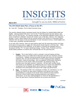 Microsoft PowerPoint - The 2015 Retail Game Plan