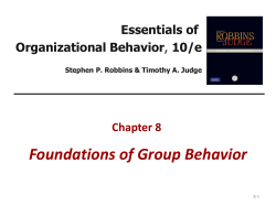 OB CH 7 PPT GRP BEH - KSU Faculty Member websites