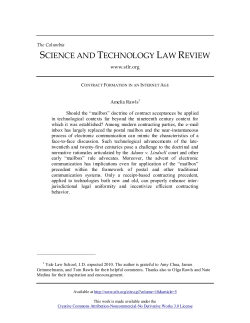 Contract Formation in an Internet Age