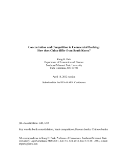 Bank Concentration and Competition