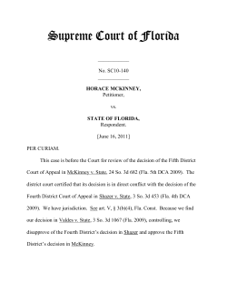 Supreme Court of Florida