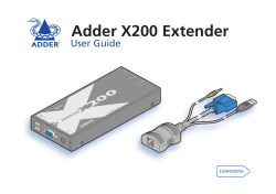 Adder X 00 Extender