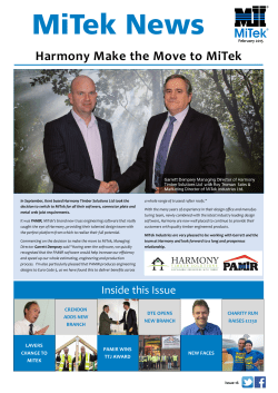 Harmony Make the Move to MiTek