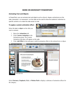 6th class more on microsoft powerpoint