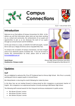 Campus Connections December