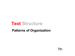 Text Structure