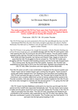 Match Reports - Archers Wheelchair Basketball Club