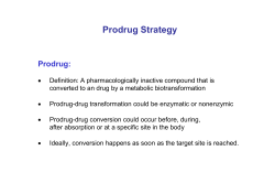 Prodrug Strategy