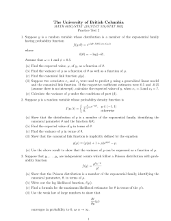 Some Practice Problems for Test 2