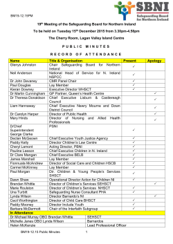 15 December 2015 Board Meeting Minutes