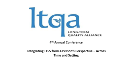 To Be Person- and Family