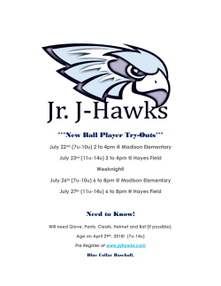 New Ball Player Try-Outs