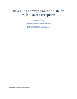 Reversing Conway`s Game of Life by Multi