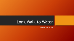 Kick Off: Long Walk to Water