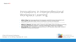 Title of Presentation - Collaborative Family Healthcare Association