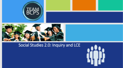 Inquiry, LCE, and Technology