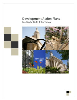 Development Action Plans