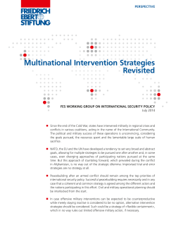 Multinational intervention strategies revisited