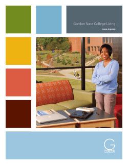 Move-In Guide - Gordon State College Living