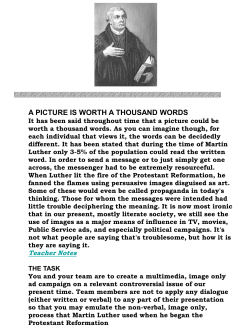 THE TASK You and your team are to create a multimedia