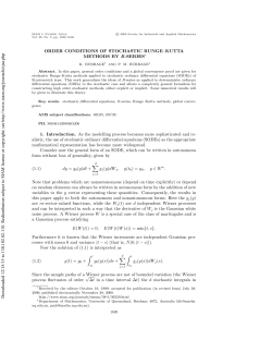 Order Conditions of Stochastic Runge--Kutta Methods
