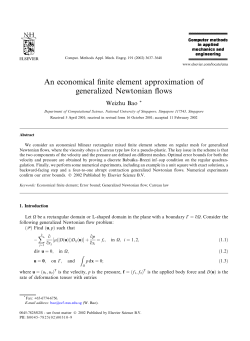 An economical finite element approximation of generalized