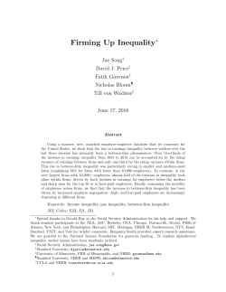 Firming Up Inequality - UCLA Department of Economics