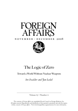 The Logic of Zero
