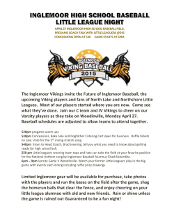inglemoor high school baseball little league night