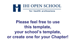 Please feel free to use this template, your school*s template, or