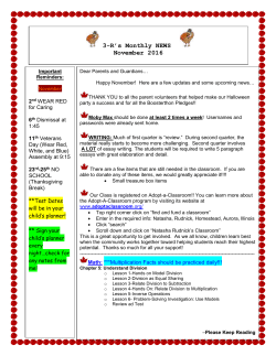 November - School District #308