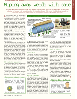 Wiping away weeds with ease