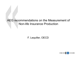 OECD Task Force on the Measurement of Non-life