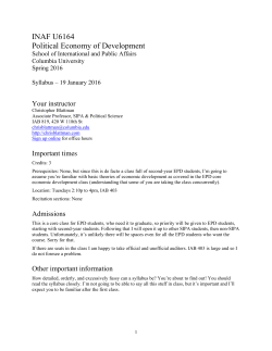 Political economy of development