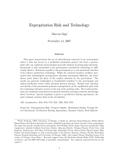Expropriation Risk and Technology