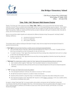 Bully Letter 2 - Granite School District