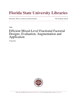 Efficient Mixed-Level Fractional Factorial Designs