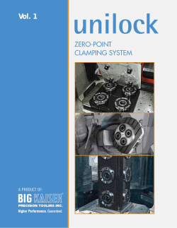 Unilock Vol. 1 Zero-Point Clamping System