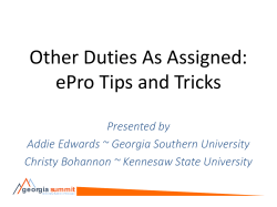 PowerPoint Slides - University System of Georgia