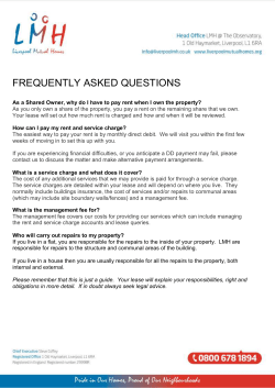 Shared Ownership FAQs - Liverpool Mutual Homes