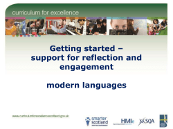 Modern Languages Powerpoint Presentation